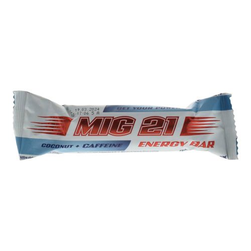 MIG 21 energiaszelet, kókuszos, koffeinnel, 55 g