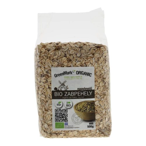 Greenmark bio zabpehely, nagylevelű, 500 g