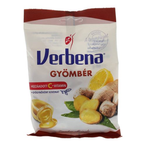Verbena gyógynövényes cukorka, gyömbéres, 60 g