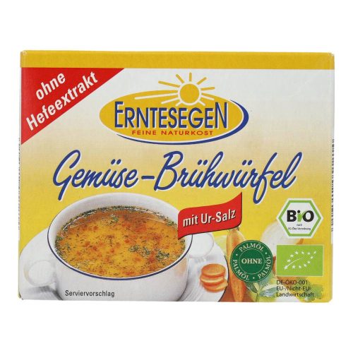 Erntesegen bio zöldségleveskocka, 6 db
