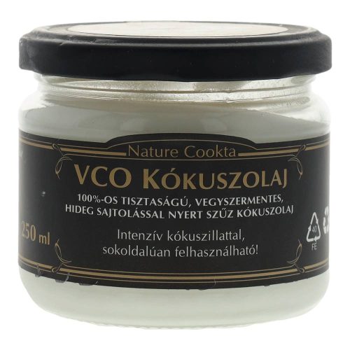 Nature Cookta VCO kókuszolaj, 250 ml