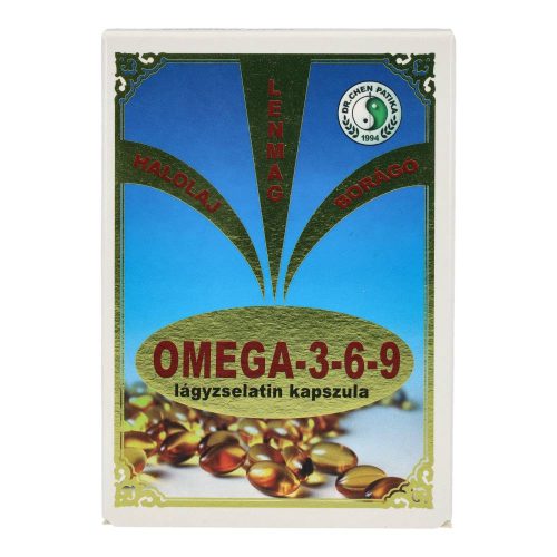 Dr. Chen Omega 3-6-9, lágyzselatin-kapszula, 30 db
