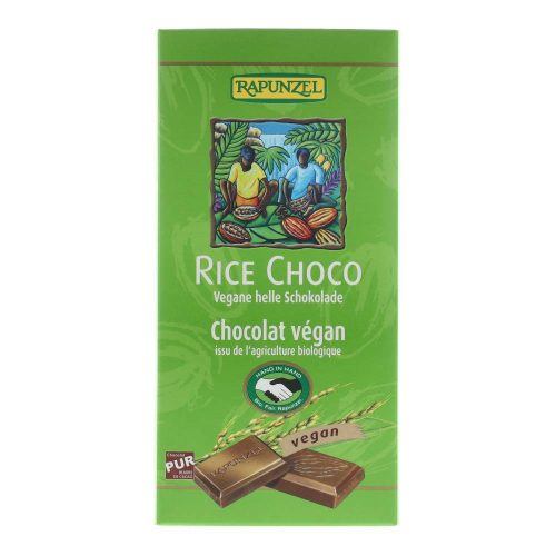 Rapunzel bio rizstejes csokoládé, 100 g