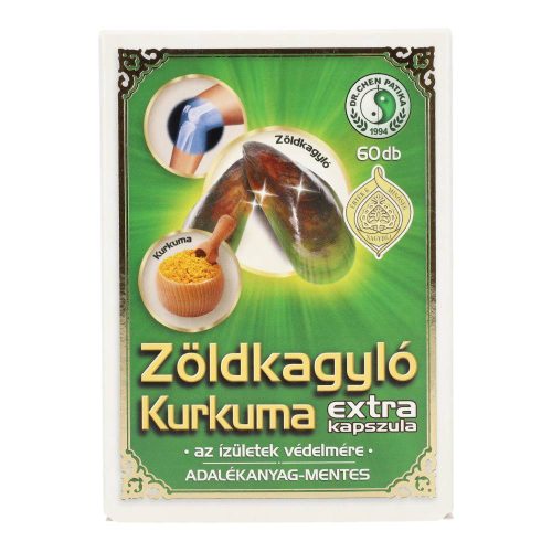 Dr. Chen zöldkagyló kurkuma extra kapszula, 60 db