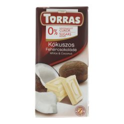 Torras fehércsokoládé, kókuszos, 75 g