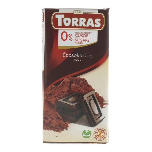Torras étcsokoládé, 75 g