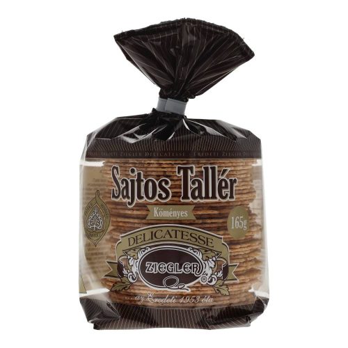 Ziegler Delicatesse sajtos tallér, köményes, 165 g
