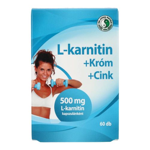 Dr. Chen L-karnitin kapszula, króm + cink, 60 db
