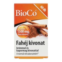   Bioco fahéj kivonat tabletta, króm és fahéjmag kivonattal, 60 db