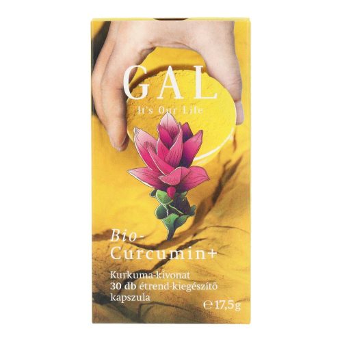 GAL Bio Curcumin+ kapszula, 30 db