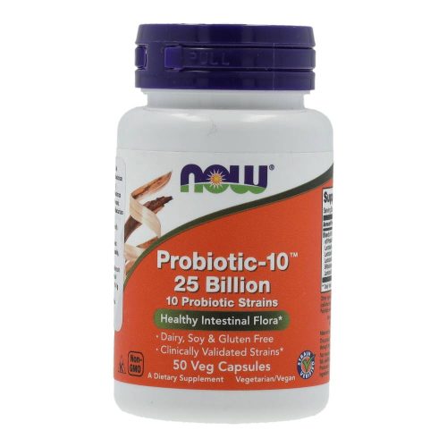 Now Probiotic-10 25 billion kapszula, 50 db