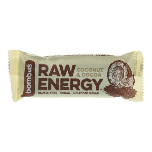 Bombus energiaszelet, kókuszos-kakaós, 50 g