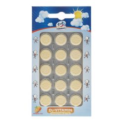 1x1 Vitamin D3-vitamin rágótabletta, narancsízű, 15 db