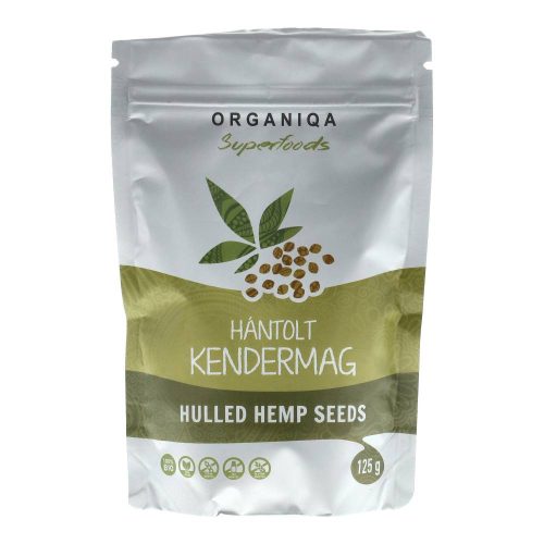 Organiqa Superfoods hántolt kendermag, 125 g