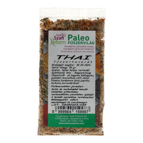 Szafi Reform Paleo Fűszervilág thai fűszerkeverék, 50 g