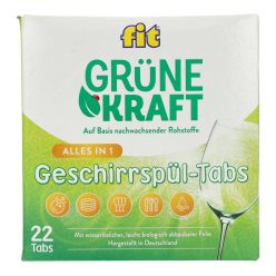 Grüne Kraft mosogatógép-tabletta, All in 1, 22 db