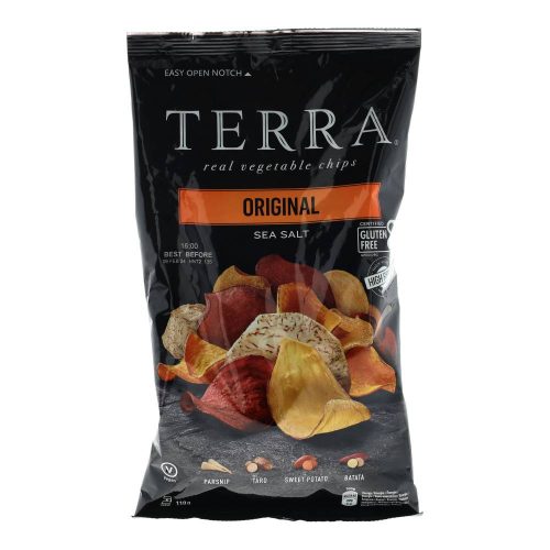Terra valódi zöldségcsipsz, tengeri sós, 110 g