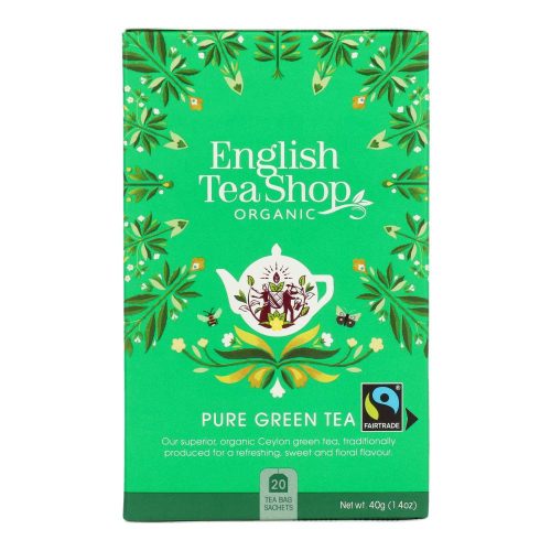 English Tea Shop bio zöld tea, filteres, 20 db