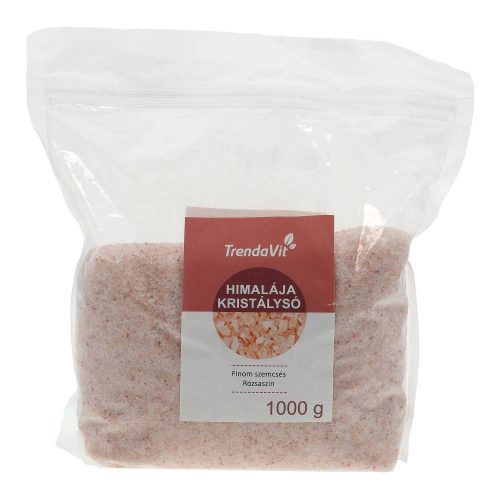 TrendaVit Himalája kristálysó, finom szemcsés, rózsaszín, 1000 g