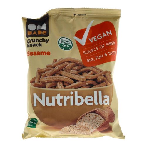 Nutribella ropogós snack, szezámmagos, 70 g