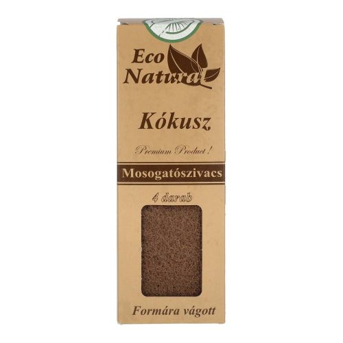 Eco Natural kókusz mosogatószivacs, 4 db