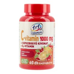 1X1 Vitamin C-vitamin, csipkebogyó, D3-vitamin, 60 db