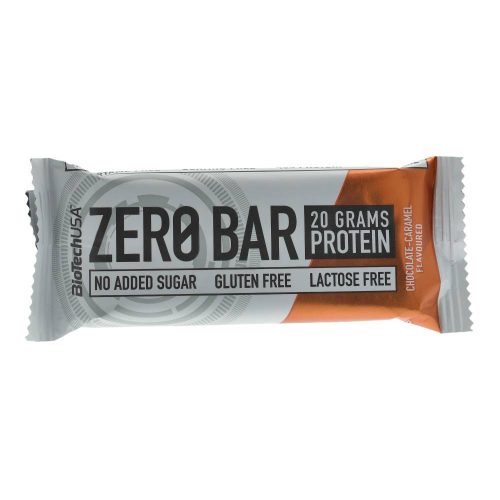 BioTechUSA Zero Bar fehérjeszelet, csokoládés-karamellás, 50 g