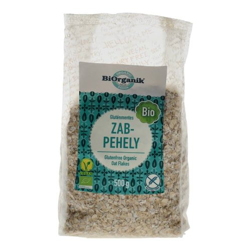 Biorganik gluténmentes bio zabpehely, 500 g