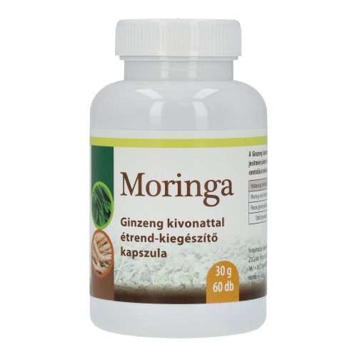 Zöldvér moringa kapszula, ginzeng kivonattal, 60 db