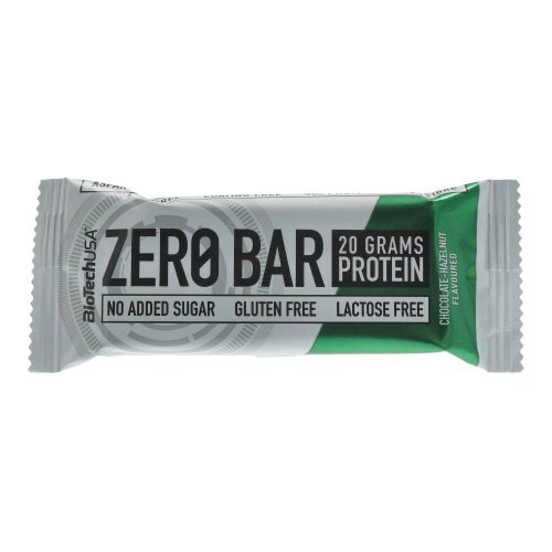 BioTechUSA Zero Bar fehérjeszelet, csokoládés-mogyorós, 50 g