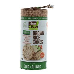 Rice UP puffasztott barnarizs-szelet, chia és kinoa, 120 g