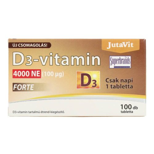 Jutavit D3-vitamin, forte, 100 db