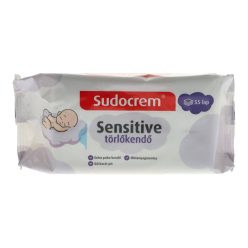 Sudocrem Sensitive törlőkendő, 55 db
