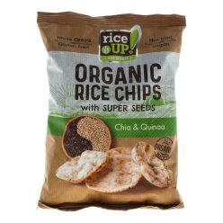 Rice UP bio rizs-csipsz, chia-quinoa, 25 g