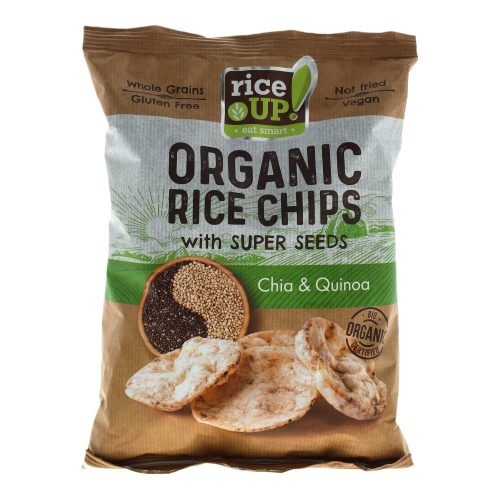 Rice UP bio rizs-csipsz, chia-quinoa, 25 g