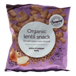 Biopont extrudált bio lencse, hagymás-borsos, 60 g