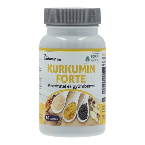 Netamin kurkumin kapszula, forte, 60 db