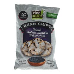 Rice UP barnarizs-csipsz, fekete Beluga lencsével, 60 g