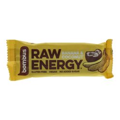 Bombus energiaszelet, kókusz és banán ízű, 50 g