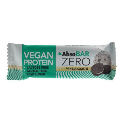 AbsoBAR Zero vegán proteinszelet, vaníliáskekszes, 40 g