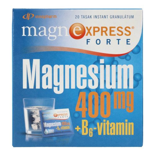 MagnExpress instant magnézium granulátum, forte, B6-vitaminnal, 20 db
