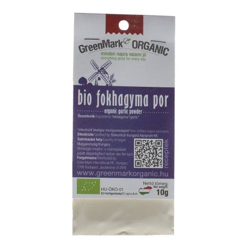 Greenmark bio fokhagyma por, 10 g
