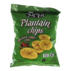 Samai plantain chips, füstölt édes chili, 75 g