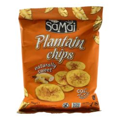 Samai Plantain chips, natúr-édes, 75 g