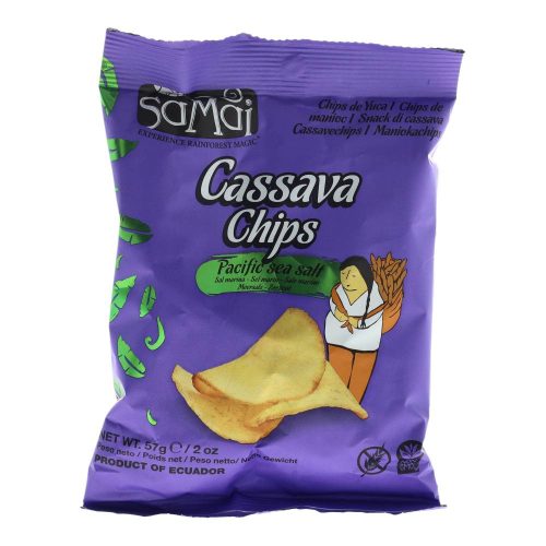 Samai cassava csipsz, tengeri sós, 57 g