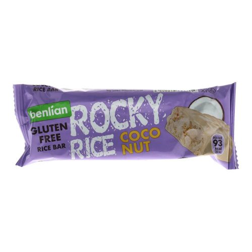 Benlian Rocky Rice puffasztott rizs szelet, kókuszos, 18 g