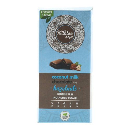 Health Market Milkless delight kókusztejes csokoládé, mogyorós, 80 g