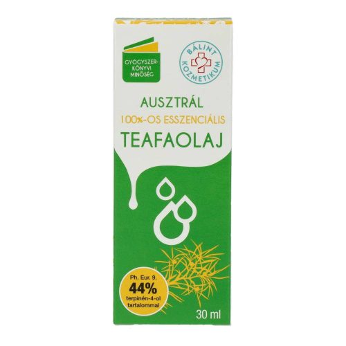 Bálint Cseppek ausztrál teafaolaj, 100%-os esszenciális, 30 ml