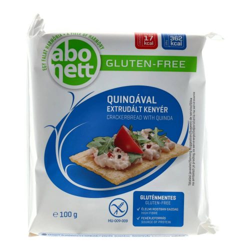 Abonett extrudált kenyér, quinoával, 100 g