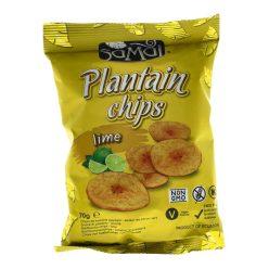Samai plantain chips, lime, 70 g
